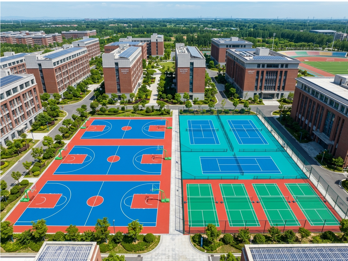 临沧市硅PU球场塑胶跑道 - 排名